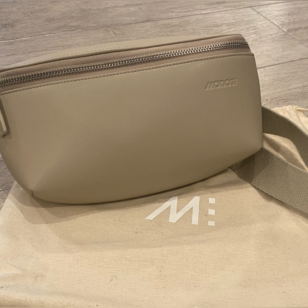 Monos Metro Sling Ivory Vegan Leather